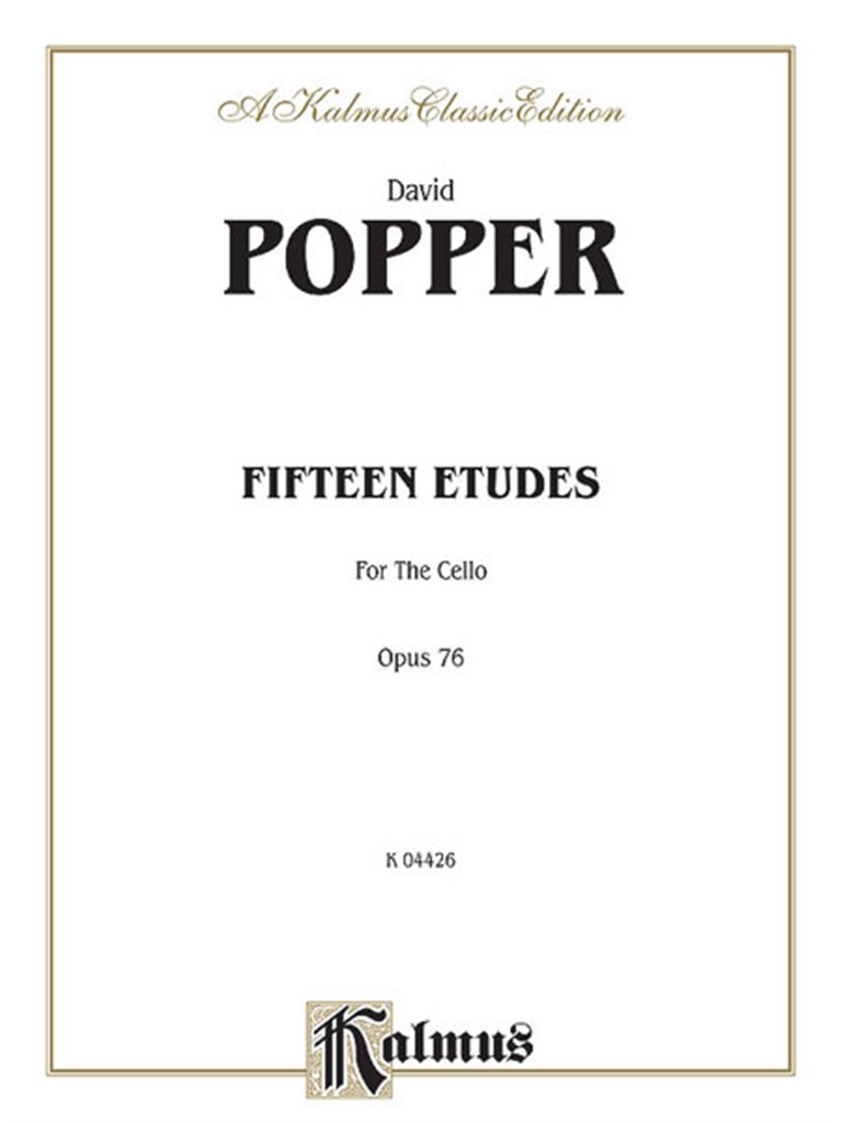 Fifteen Etudes for Cello, op. 76